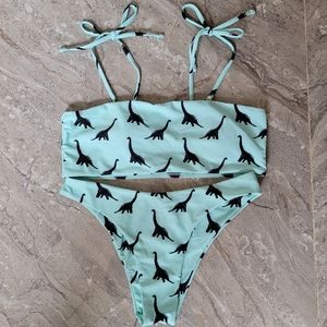 SHEIN Dino Print Bikini